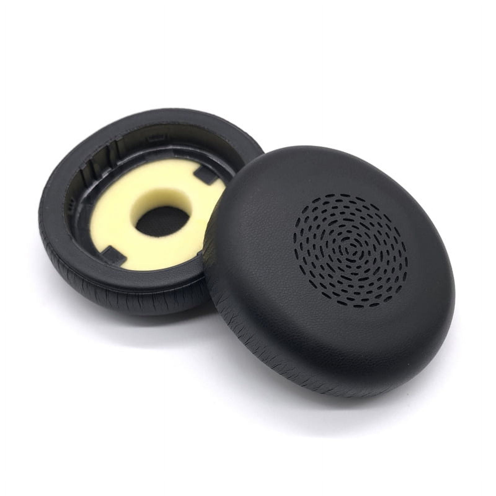 Replacement Ear Pads for Jabra evolve2 75 Headphones, Earpads Cushions with Soft Memory Sponge Protein Leather Noise Isolation Ear Cups Headset Repair Parts
