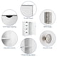 thumbnail image 4 of Armario de almacenamiento Zimtown para baño 4 cajones blanco Contemporáneo, 4 of 8