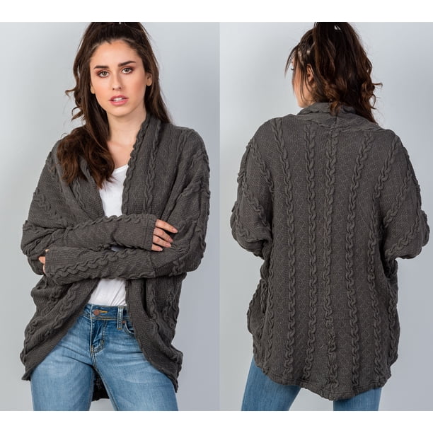 chunky cocoon cardigan