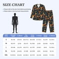 thumbnail image 3 of KLL Colorful Plants Mushroom Sleepwear Mens Flannel Pajamas,Long Cotton Pj Set, 3 of 7