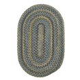 thumbnail image 1 of Colonial Mills Rug RU50R048X048 Rustica - Whipple Blue 4 ft. round Braided Rug, 1 of 5