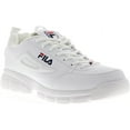 thumbnail image 2 of FILA Disruptor SE Sneakers White Navy Red Mens Athletic Shoes Size [insert size], 2 of 7
