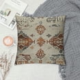 thumbnail image 2 of Qinduosi Boho Pillow Covers Set of ,Orange Pattern Throw Pillow Covers Outdoor Decorative Linen Pillow Covers for Couch Bed Sofa Cushion Boho Pillowcases, 2 of 5