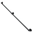 thumbnail image 2 of Lieonvis Corridor Passage Staircase Handrail Handle Stair Banister Grab Rail Wall Support Railing Black, 2 of 10