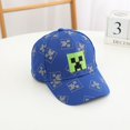 thumbnail image 3 of Minecraft Creeper Children's New Cartoon Outdoor Sun Protection Shading Boys Girls' Baseball cap Hat, 3 of 5