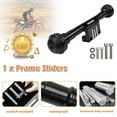 thumbnail image 3 of ALLTIMES Motorcycle Frame Sliders for Honda XR650L 1993-2023, Black Anodized CNC 6061-T6 Billet Aluminum & Delrin, 3 of 9
