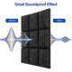 thumbnail image 3 of -adhesive Sound Proof Foam Panels,12 Pack Acoustic Foam Panels 2 Inchx12 Inchx12 Inch,for Wall,stud, 3 of 5