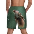 thumbnail image 2 of Lsque Mens Swim Trunks Squirrel Pattern - Bathing Suit Compression Liner - Beach Swim Shorts Swimwear - (S-3XL) - Stretch Quick Dry -X-Large, 2 of 9