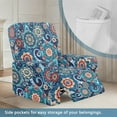 thumbnail image 3 of Kuiaobaty Boho Mandala Flower Reclining Sofa Slipcover Easy Installation Recliner Chair Cover Breathable Recliner Couch Cover Washable Reclining Slipcover with Pocket for Pets Kids, 3 of 8
