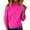 Hot Pink #016, variant on Knit Sweaters for Women Crewneck Loose Long Sleeve Winter Warm Wool Knit Pullover Tops Cozy Tunic Sweater Dark Green 2XL