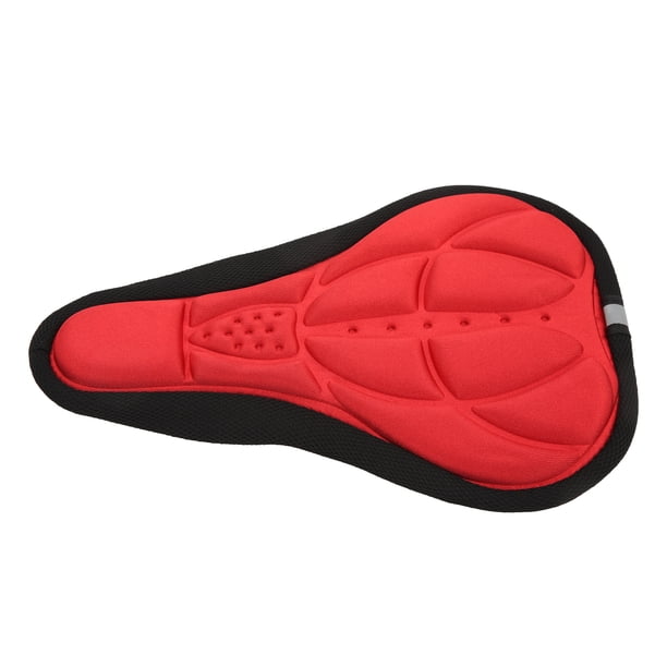 Funda De Asiento De Bicicleta De Esponja, Duradera, Cómoda, Suave, Transpirable, Funda De Asiento De Bicicleta De Esponja Premium Para Bricolaje Para Bicicleta Para Ciclismo ANGGREK Rojo