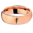 thumbnail image 2 of Rose Gold Wedding Miniatures Gamer Tungsten Ring Hippie Jewelry Best Gifts Grief Gift Dad, 2 of 8