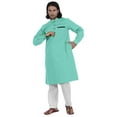 thumbnail image 5 of AtasiÂ&nbsp;Men's Henley Welt PocketÂ&nbsp;LongÂ&nbsp;KurtaÂ&nbsp;Solid Indian Ethnic Wear Clothing ForÂ&nbsp;Men's, 5 of 7