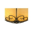 thumbnail image 6 of Meyda 130048 25 in. Alaine Semi-Flushmount - Victorian Contemporary, 6 of 6