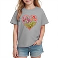 thumbnail image 2 of hengsof T-shirt Basique à Manches Courtes et Col Rond pour Enfants, 2 of 3