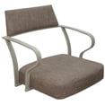 thumbnail image 3 of Carolina Swivel Tilt Counter 26" Metal Bar Stool -Basin Beige Fabric-Beige Frame, 3 of 3
