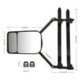 thumbnail image 2 of Adjustable Convex Blind Spot Towing Mirror for, 2 of 5
