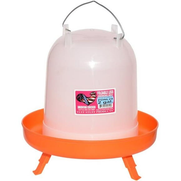 Tuff Stuff Products 458105046 Nid pour Abreuvoir de Volaille 2.1 gal PDNL29 avec Pieds Pliables