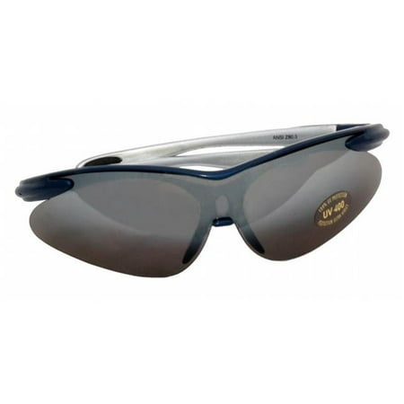

Zenport SG2681 Curved Safety Glasses with UV Coating Blue Frame
