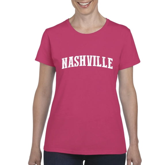 Artix - Women's T-Shirt Short Sleeve, up to Women Size 3XL - Nashville Tennessee Flag