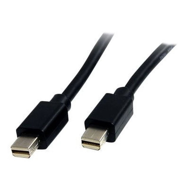 StarTech.com 3 ft Mini DisplayPort 1.2 Cable M/M - Mini DisplayPort 4k with HBR2 support - 3 feet Mini DP to Mini DP 1.2 Cable (MDISPLPORT3) - DisplayPort cable - Mini DisplayPort (M) to Mini DisplayPort (M) - 3 ft - black - for P/N: CDP2HDMDP, CDP2MDPEC, CDP2MDPFC, CDP2MDPVGA, CDPVDHDMDP2G, CDPVDHDMDPRG, CDPVDHMDPDP