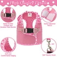 thumbnail image 4 of Puppy Harness and Leash Set for Small Dogs Cats - Soft Mesh Adjustable No Pull Dog Vest Harness with Cute Polka Dot and Bowknot, 4 of 5