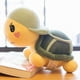 thumbnail image 2 of 1 pieza Adorable tortuga juguete muñeco de peluche corto adorno de sofá relleno cojín de apoyo trasero suministros para el hogar para la tienda del hogar, 2 of 5