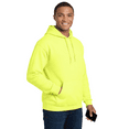 thumbnail image 2 of Gildan Heavy Blend Safety Pullover Hoodie, Safety Green, Soft Fleece Hooded Sweatshirt, S, 2 of 5