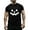 black, variant on Funny Pumpkin Skull Print Men's & Big Men's Cotton Crewneck T-Shirt Novelty Holiday Short Sleeves, Size XS-5XL