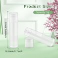 thumbnail image 2 of Tutuviw 12 Pcs Lip Balm Tubes 5g Twist-up Lip Gloss Balm Containers Empty DIY Lip Balm Containers Lipstick Tubes with Caps for DIY Homemade Lipsticks, Chapsticks, Solid Perfume, Gifts (Clear), 2 of 6