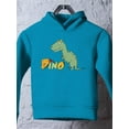 thumbnail image 3 of Dino And Text Hoodie Toddler -Image by Shutterstock,  5 Toddler, 3 of 4