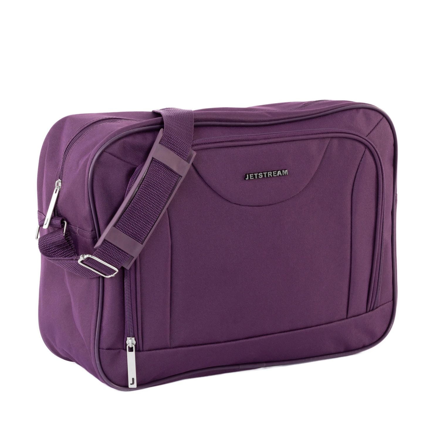 Jetstream Atlantic Softside 4 Piece Luggage Set, Rolling Suitcase Set: Rolling 25 Inch Checked Luggage, Carry On Suitcase, Tote Bag & Toiletry Kit