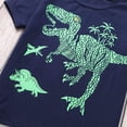 thumbnail image 6 of Kaprioy Baby Boy Summer Clothes Toddler Baby Kids Boys Dinosaur Print Tops Shorts Pants Pajamas Sleepwear Set, 6 of 6