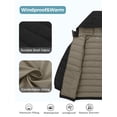 thumbnail image 3 of Wantdo Big Boy's Insulated Winter Jacket Lightweight Packable Quilted Coat with Hood Black 14-16, 3 of 8