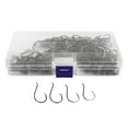 thumbnail image 2 of Anzuelos de pesca de pulpo, 180 piezas, anzuelos circulares de pesca con compensación de pulpo, anzuelos de pesca de acero con alto contenido de carbono, rendimiento de alta gama, 2 of 8