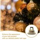 thumbnail image 3 of 1 juego de tapones para bolas colgantes de árbol de Navidad en miniatura, tapas superiores para bolas navideñas, repuesto para bolas navideñas, 3 of 8