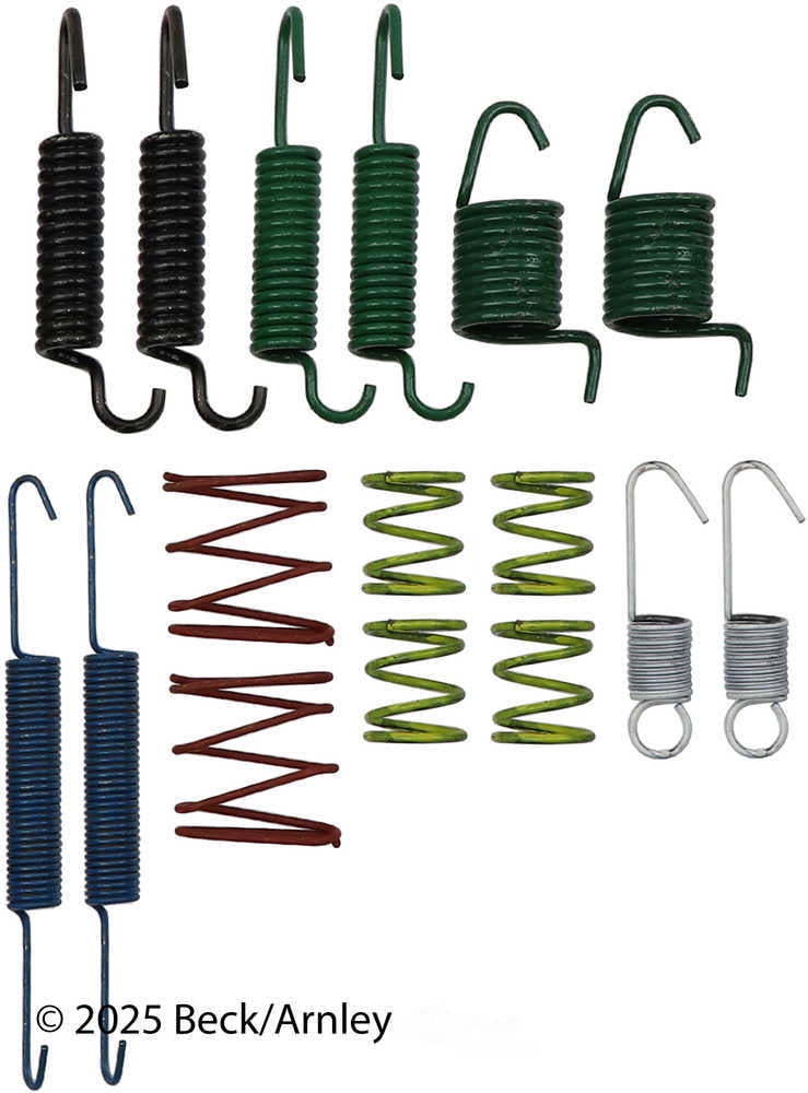 BeckArnley 084-1661 Emergency Brake Shoe Hardware Kit