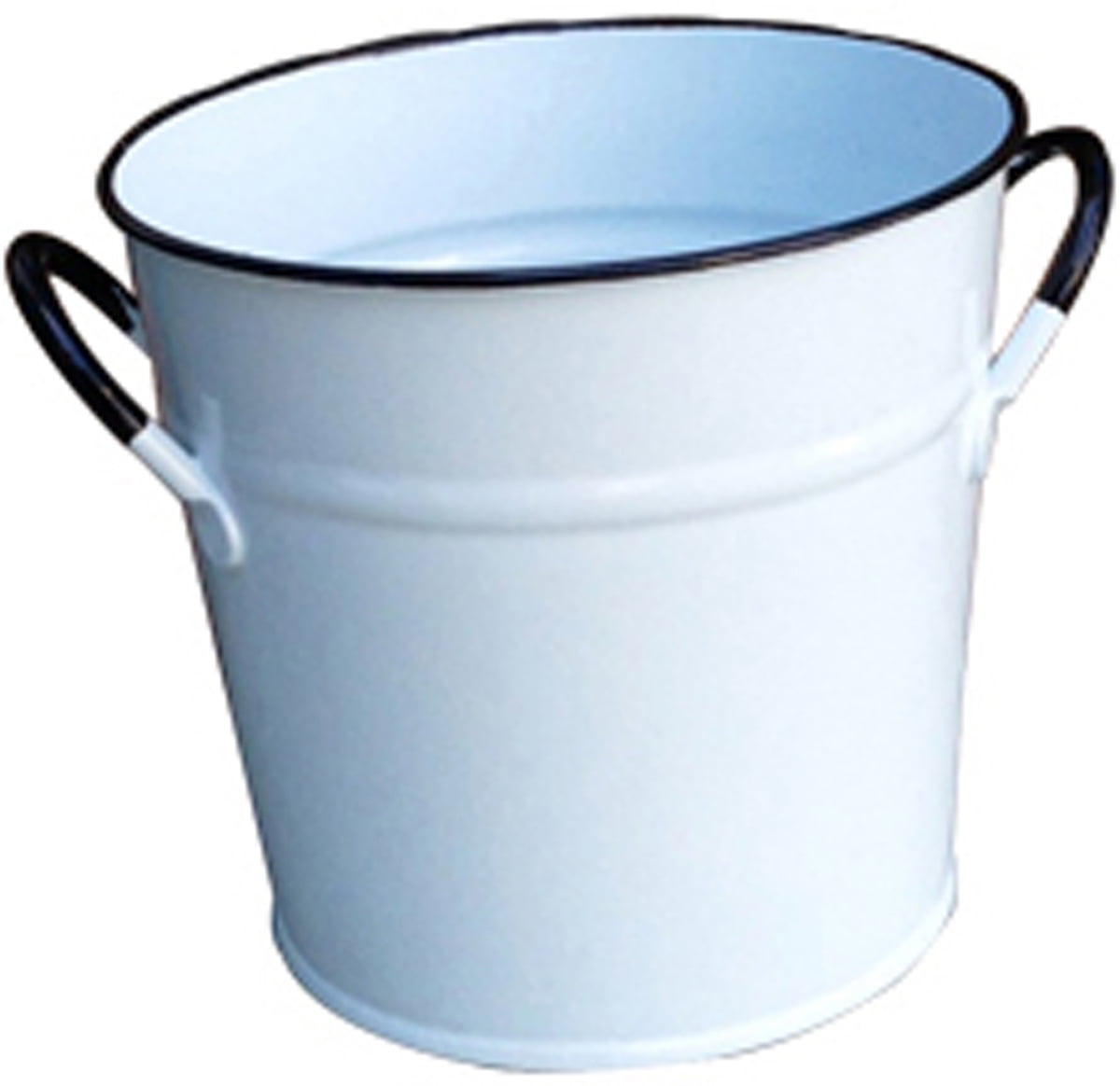 Metal Bucket W/Handles & Trim 5