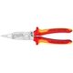 thumbnail image 1 of KNIPEX 13 96 200 Pinzas para instalaciones eléctricas aislados con fundas en dos componentes, según norma VDE cromado 200 mm, 1 of 1