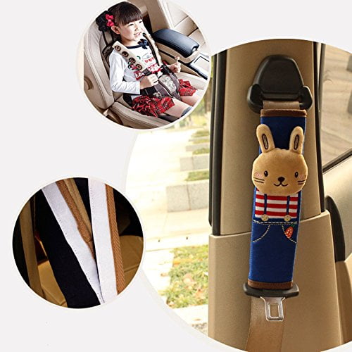 Cartoon Animal Baby Kids Car Seat Stroller Shoulder Pad Belt Strap Cover Holder 