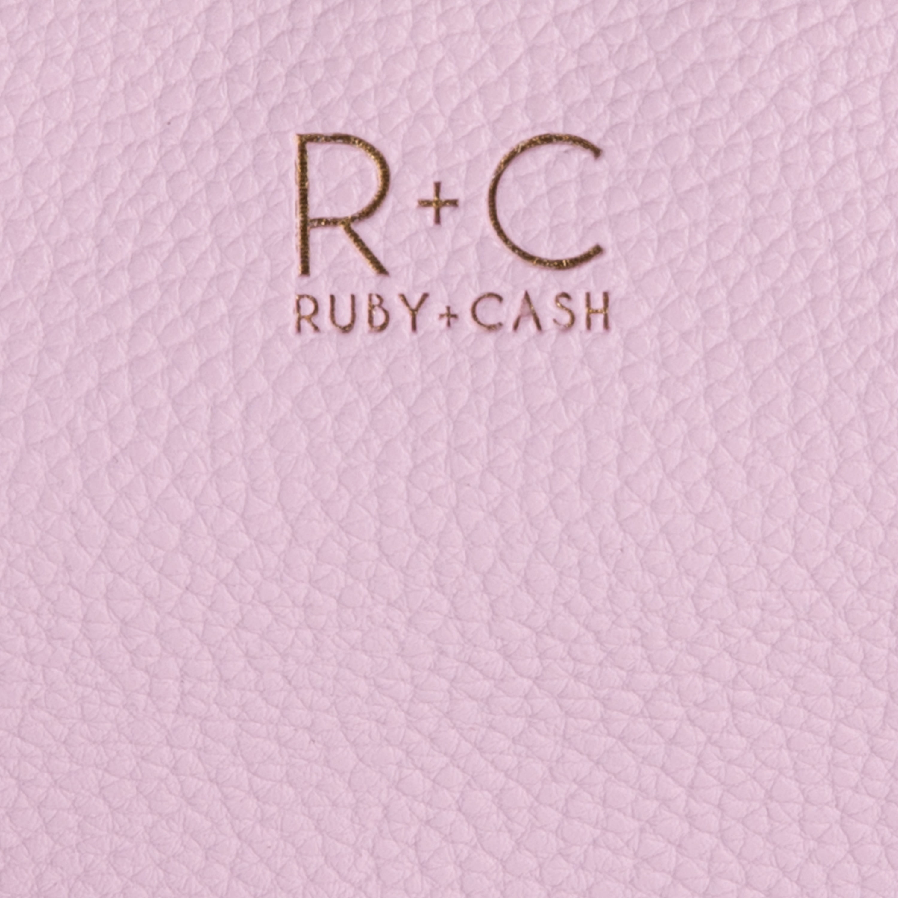 Ruby+Cash Faux Leather Makeup Bag & Organizer - Inspire Cascading Dots  6.5x9.0 