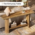 thumbnail image 6 of Tribesigns 55.12-Inch Farmhouse Console Table, Wooden Sofa Table for Living Room, 6 of 6