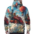 thumbnail image 7 of Wukai Beautiful Red Train Hot Air Balloon Print Men Hoodies Fleece Sweatshirts Long Sleeve Sweaters Pullover Fall Outfits Winter Clothes-3X-Large, 7 of 7