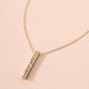 thumbnail image 5 of Jumpingount Mujer suéter collar letras colgante cadenas collares ajustables aleación cuello decoración decoraciones señoras joyería citas Ropa, zapatos y accesorios Miscelánea Jumpingount AP014670-00, 5 of 6