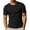 Black, variant on Men's Performance Short Sleeve T-Shirt Wicking Athletic Workout Gym Running Active Tee UPF 50+ Lightweight Breathable