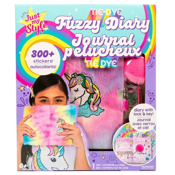 Just My Style® Journal pelucheux tie-dye