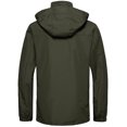 thumbnail image 6 of ELLSWOS-SPORTS Men's Waterproof Jacket Rain Coat with Hood Outdoor Lightweight Hiking Jacket Green XXL, 6 of 7