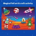thumbnail image 3 of Actividad de arte y manualidades Skillmatics Foil Fun Space para niños de 4 a 9 años, 3 of 7