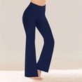 thumbnail image 7 of Turilly Women's Cozy Fleece Lined Flare Leggings High Waisted Thermal Yoga Pants for Winter Wear, 7 of 7