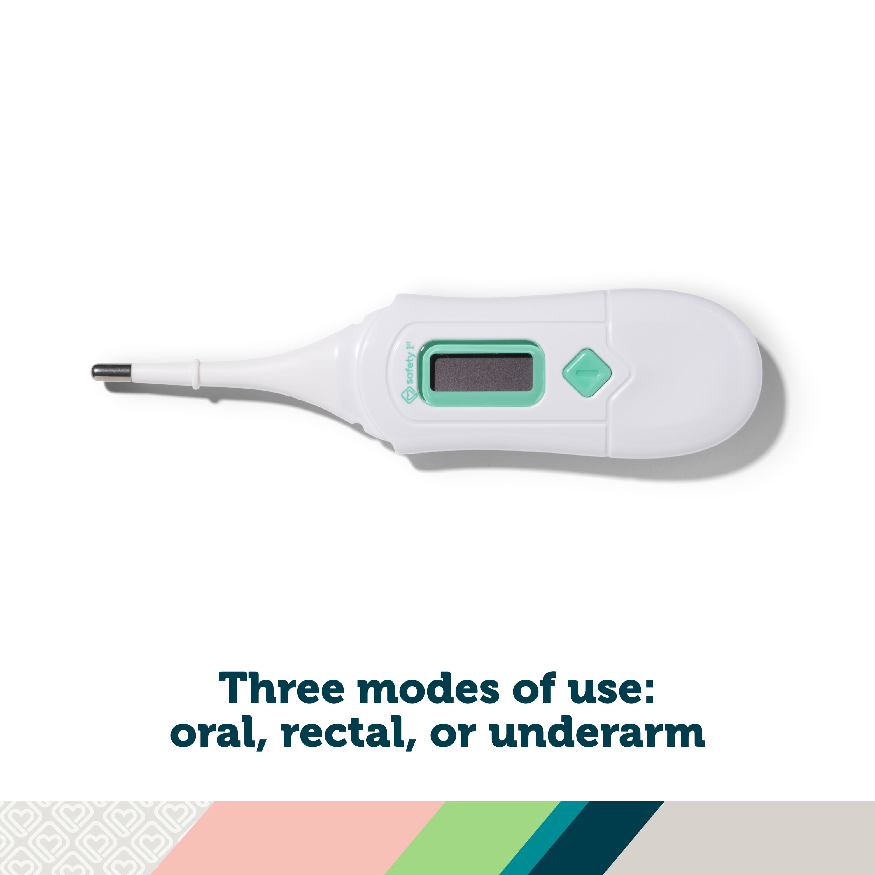 Safety 1st 3-in-1 Nursery Thermometer, Infant, Sea Stone Aqua